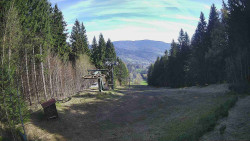 Výstupní stanice lanové dráhy