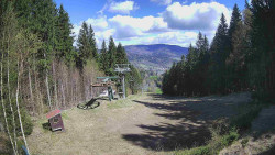 Výstupní stanice lanové dráhy