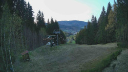 Výstupní stanice lanové dráhy