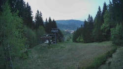 Výstupní stanice lanové dráhy