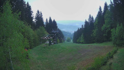 Výstupní stanice lanové dráhy