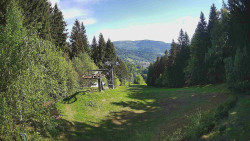 Výstupní stanice lanové dráhy