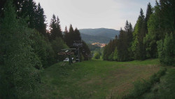 Výstupní stanice lanové dráhy