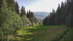 Výstupní stanice lanové dráhy