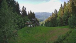 Výstupní stanice lanové dráhy