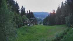 Výstupní stanice lanové dráhy