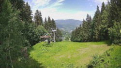 Bergstation der Seilbahn