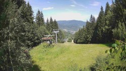 Bergstation der Seilbahn