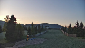 Ski areál Branná - Výstup z lanovky - 26.4.2024 v 06:00
