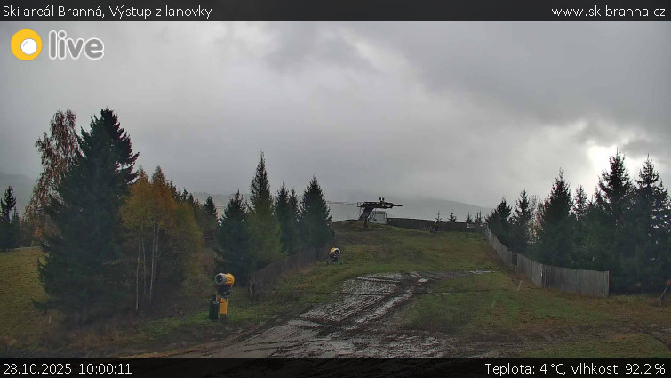 Ski areál Branná - Výstup z lanovky - 28.10.2025 v 10:00 Ski areál Branná - Výstup z lanovky - 28.10.2025 v 10:00