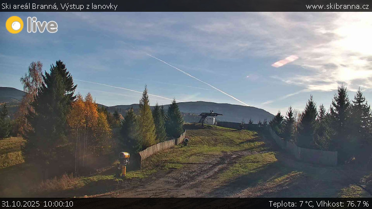Ski areál Branná - Výstup z lanovky - 31.10.2025 v 10:00 Ski areál Branná - Výstup z lanovky - 31.10.2025 v 10:00
