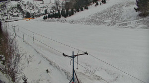 Ski areál Branná - Červená sjezdovka Jednička - 27.2.2023 v 08:00