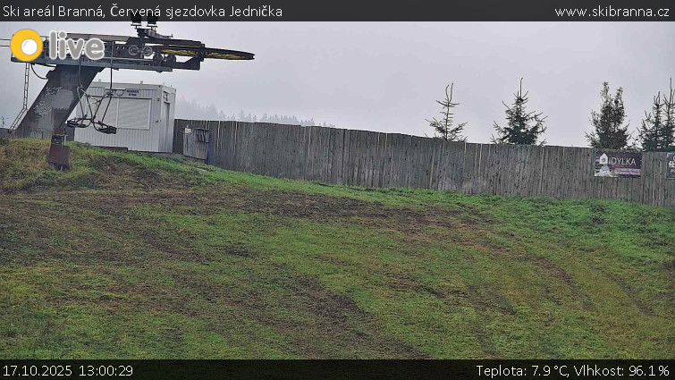 Ski areál Branná - Červená sjezdovka Jednička - 17.10.2025 v 13:00 Ski areál Branná - Červená sjezdovka Jednička - 17.10.2025 v 13:00