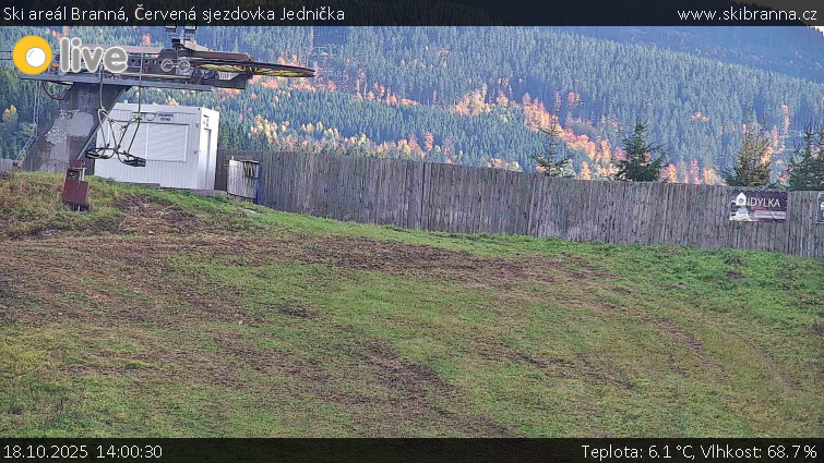 Ski areál Branná - Červená sjezdovka Jednička - 18.10.2025 v 14:00 Ski areál Branná - Červená sjezdovka Jednička - 18.10.2025 v 14:00