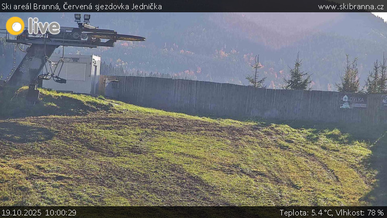 Ski areál Branná - Červená sjezdovka Jednička - 19.10.2025 v 10:00 Ski areál Branná - Červená sjezdovka Jednička - 19.10.2025 v 10:00