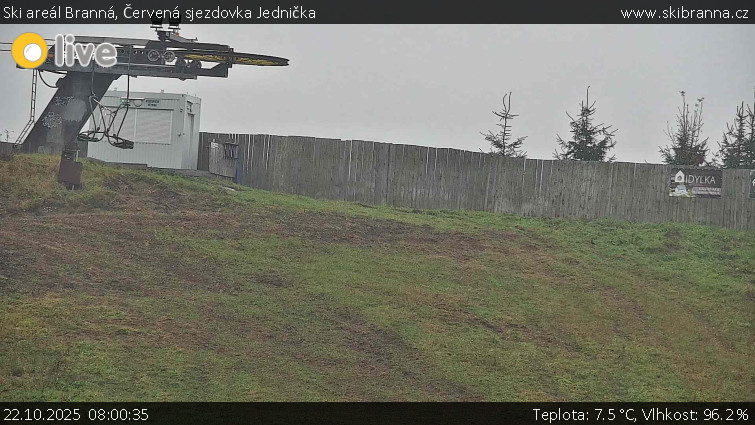 Ski areál Branná - Červená sjezdovka Jednička - 22.10.2025 v 08:00 Ski areál Branná - Červená sjezdovka Jednička - 22.10.2025 v 08:00