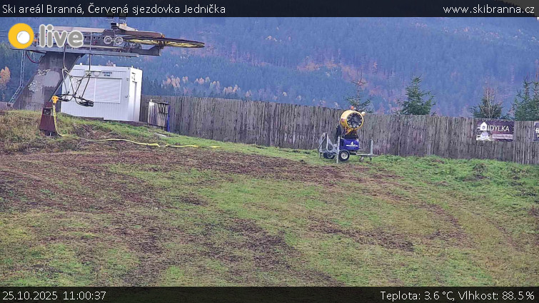 Ski areál Branná - Červená sjezdovka Jednička - 25.10.2025 v 11:00 Ski areál Branná - Červená sjezdovka Jednička - 25.10.2025 v 11:00