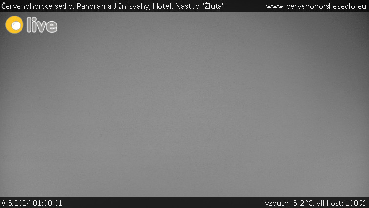Červenohorské sedlo - Panorama Jižní svahy, Hotel, Nástup "Žlutá" - 8.5.2024 v 01:00