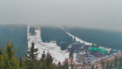 Panorama Jižní svahy, Hotel, Nástup