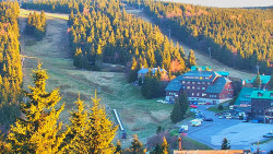 Panorama Jižní svahy, Hotel, Nástup