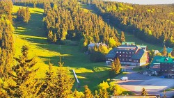 Panorama Jižní svahy, Hotel, Nástup