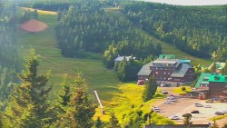 Panorama południowych stoków, hotel, wejście „Żółty”