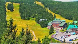 Panorama Südliche Hänge, Hotel, Einstieg „Gelb“