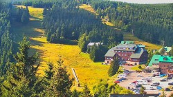 Panorama południowych stoków, hotel, wejście „Żółty”
