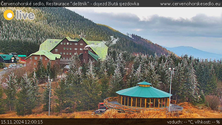 Červenohorské sedlo - Restaurace "deštník" - dojezd žlutá sjezdovka - 15.11.2024 v 12:00 Červenohorské sedlo - Restaurace "deštník" - dojezd žlutá sjezdovka - 15.11.2024 v 12:00