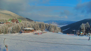 Červenohorské sedlo - Restaurace "deštník" - dojezd žlutá sjezdovka - 7.1.2026 v 11:30 Červenohorské sedlo - Restaurace "deštník" - dojezd žlutá sjezdovka - 7.1.2026 v 11:30
