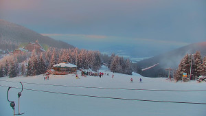 Červenohorské sedlo - Restaurace "deštník" - dojezd žlutá sjezdovka - 7.1.2026 v 16:00 Červenohorské sedlo - Restaurace "deštník" - dojezd žlutá sjezdovka - 7.1.2026 v 16:00