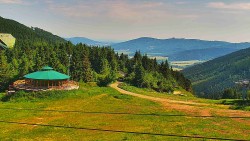 Restaurace "deštník" - dojezd žlutá sjezdovka