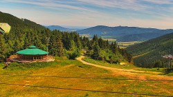 Restaurace "deštník" - dojezd žlutá sjezdovka