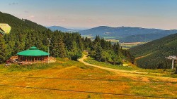 Restaurace "deštník" - dojezd žlutá sjezdovka