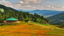 Restaurace "deštník" - dojezd žlutá sjezdovka