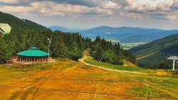 Restaurant „Deštník“ – Zugang über die gelbe Skipiste