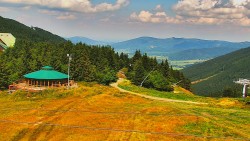 Restaurant „Deštník“ – Zugang über die gelbe Skipiste