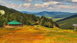 Restaurace "deštník" - dojezd žlutá sjezdovka