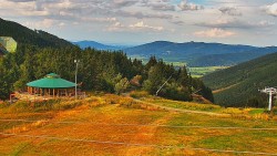 Restaurace "deštník" - dojezd žlutá sjezdovka