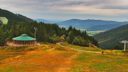 Restaurace "deštník" - dojezd žlutá sjezdovka