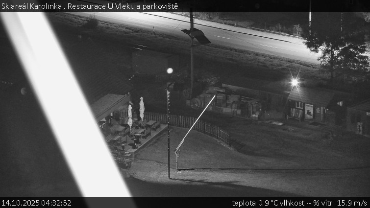 Skiareál Karolinka - Restaurace U Vleku a parkoviště - 14.10.2025 v 04:32 Skiareál Karolinka - Restaurace U Vleku a parkoviště - 14.10.2025 v 04:32