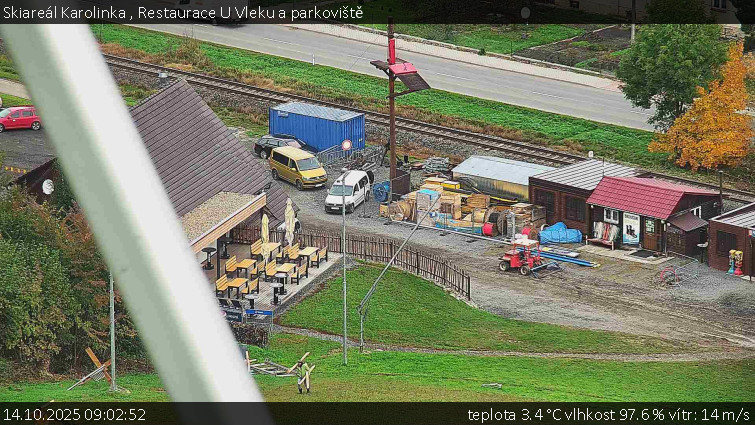 Skiareál Karolinka - Restaurace U Vleku a parkoviště - 14.10.2025 v 09:02 Skiareál Karolinka - Restaurace U Vleku a parkoviště - 14.10.2025 v 09:02