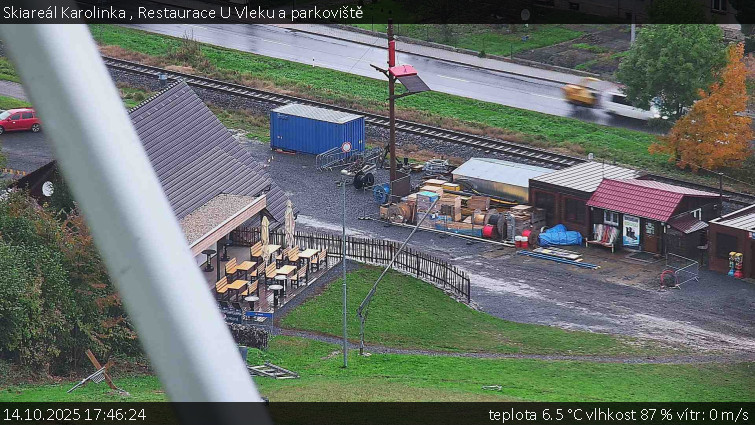 Skiareál Karolinka - Restaurace U Vleku a parkoviště - 14.10.2025 v 17:46 Skiareál Karolinka - Restaurace U Vleku a parkoviště - 14.10.2025 v 17:46