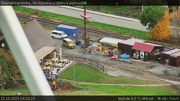 Skiareál Karolinka - Restaurace U Vleku a parkoviště - 15.10.2025 v 14:15 Skiareál Karolinka - Restaurace U Vleku a parkoviště - 15.10.2025 v 14:15