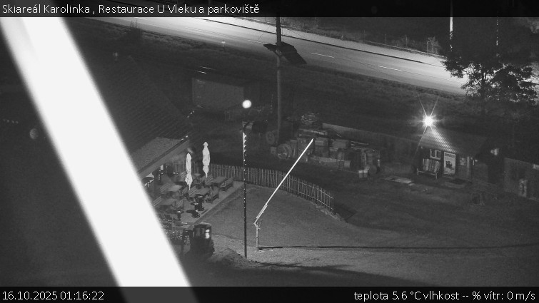 Skiareál Karolinka - Restaurace U Vleku a parkoviště - 16.10.2025 v 01:16 Skiareál Karolinka - Restaurace U Vleku a parkoviště - 16.10.2025 v 01:16