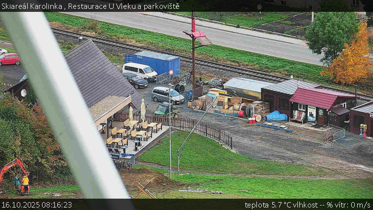 Skiareál Karolinka - Restaurace U Vleku a parkoviště - 16.10.2025 v 08:16 Skiareál Karolinka - Restaurace U Vleku a parkoviště - 16.10.2025 v 08:16