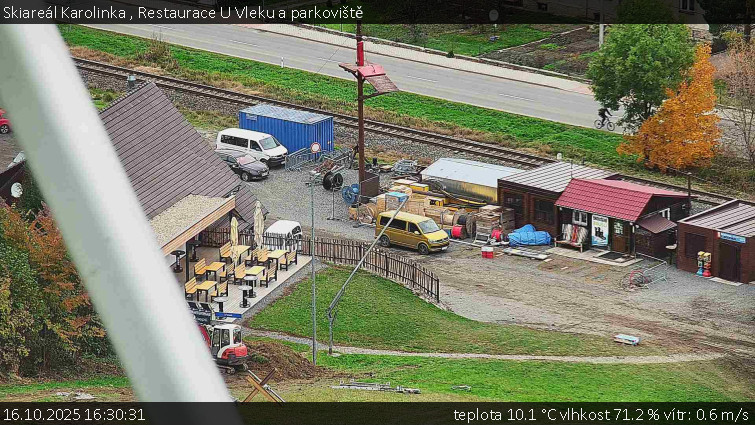 Skiareál Karolinka - Restaurace U Vleku a parkoviště - 16.10.2025 v 16:30 Skiareál Karolinka - Restaurace U Vleku a parkoviště - 16.10.2025 v 16:30
