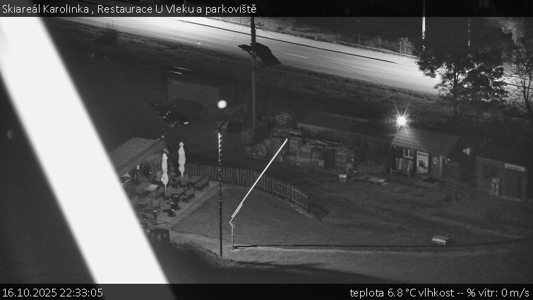 Skiareál Karolinka - Restaurace U Vleku a parkoviště - 16.10.2025 v 22:33 Skiareál Karolinka - Restaurace U Vleku a parkoviště - 16.10.2025 v 22:33