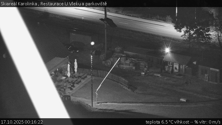 Skiareál Karolinka - Restaurace U Vleku a parkoviště - 17.10.2025 v 00:16 Skiareál Karolinka - Restaurace U Vleku a parkoviště - 17.10.2025 v 00:16
