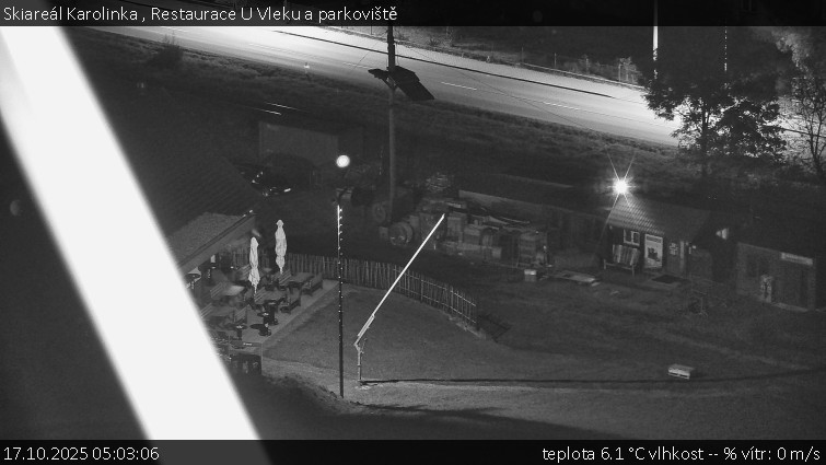 Skiareál Karolinka - Restaurace U Vleku a parkoviště - 17.10.2025 v 05:03 Skiareál Karolinka - Restaurace U Vleku a parkoviště - 17.10.2025 v 05:03